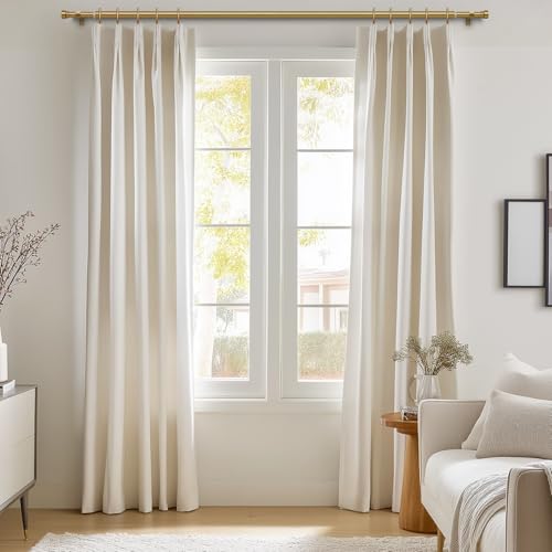 Oneach Heavy Duty Curtain Rods for Windows 28 to 48 Inch, 1 Inch Antique Gold Curtain Rod, Adjustable Length Rod with Metal Finials, Modern Decorative for Bedroom Kitchen Living Room - color: 017 Antique Gold, size: 16"-60"|1 Pack