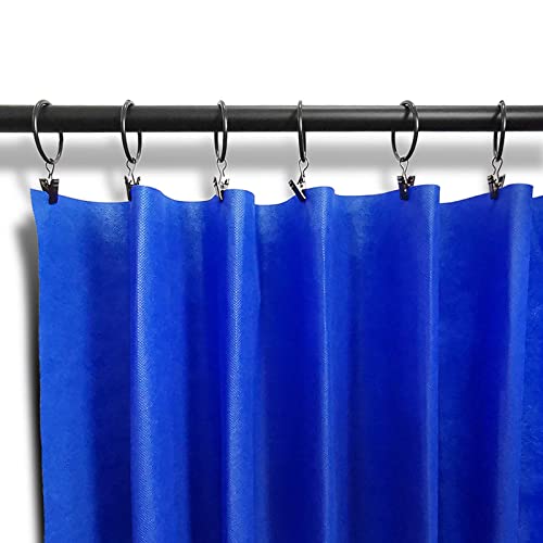 LLPJS Curtain Rings with Clips, 1.5 inch ID, 60 Pack, Black - color: Black, size: 1.5" I D Set of 60