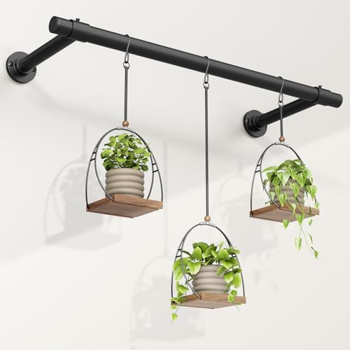 Window Plant Hanger Indoor, 32 Inch Heavy Duty Plant Hanging Rod - size: 32 Inch