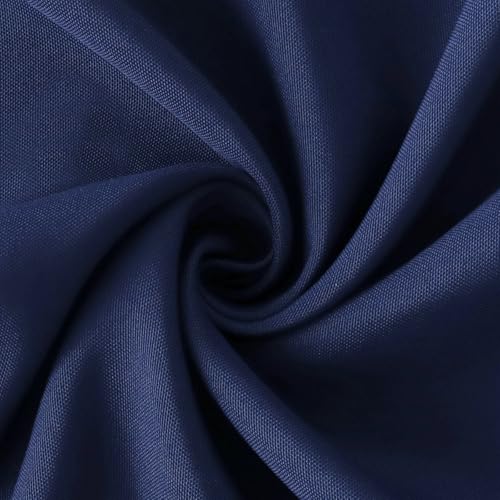 FOLINS&HOME 4 Pack Navy Blue Waterproof Table Runner 48 Inches Long - color: Navy Blue, size: 12" x 48" (4 Pcs)