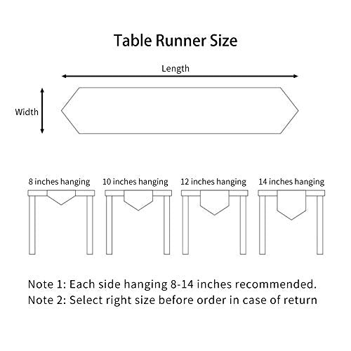 ARTABLE Ginger Boho Table Runner Wood Bead Tassel Dresser Scarf 14x108 Inch - color: Ginger, size: 14 x 108 Inch