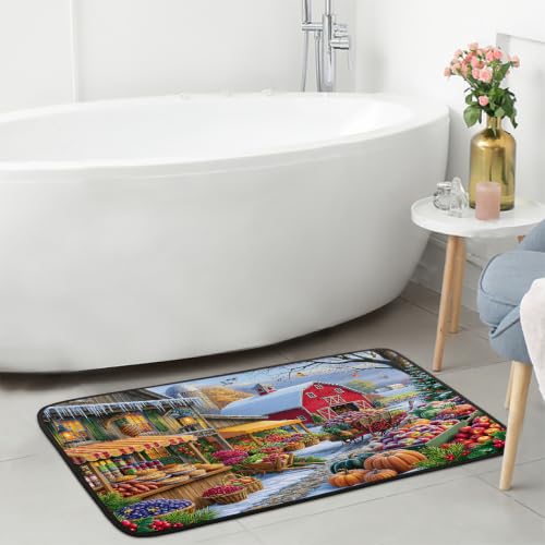 Autumn Kitchen Rug Non-Slip Indoor Carpet Absorbent Welcome Mat - color: B:b-15