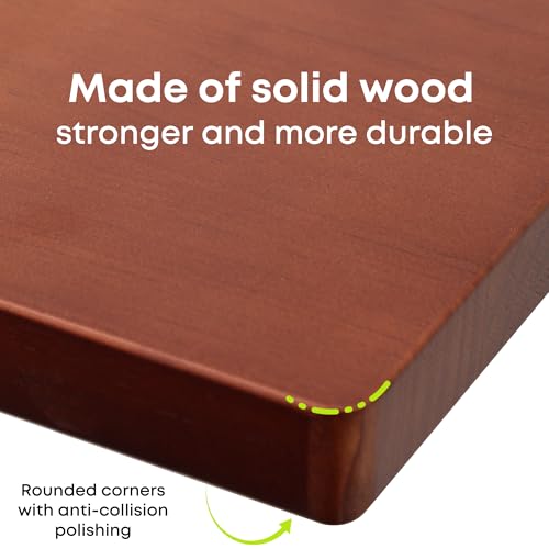 Small Floating Shelves for Wall Set of 2, 8 Inch Square Shelves,Dark Walnut - color: Dark Walnut, size: 8 Inch-2 Pcs