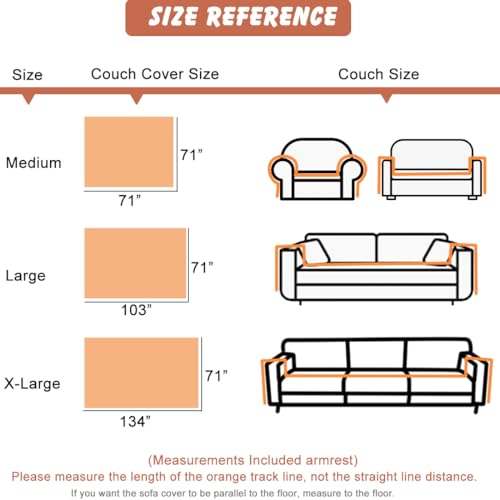 VOPHIA Couch Cover Blanket Boho Sofa Covers Reversible Two-Sided Woven Sofa Slipcovers for Christmas-Washable Thick Soft Throws Cover Blankets for Living Room Home Decor (Maple Leaf, Medium)
