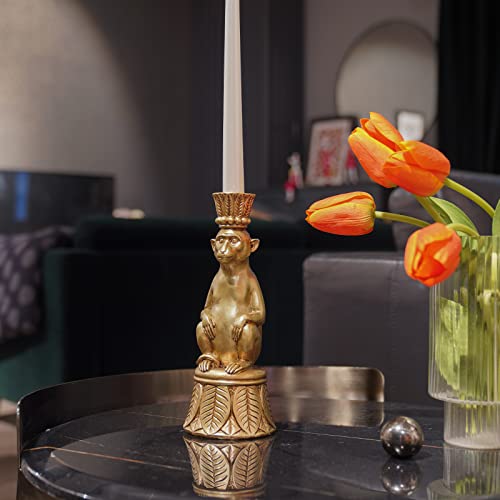 Guichifun Monkey Candle Stick Holder Table Decor - color: Monkey