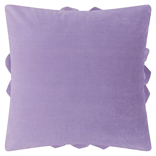 OiseauVoler 3D Flower Throw Pillow Covers 18 x 18 Inch Purple - color: Purple