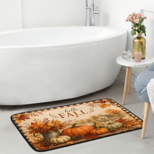 Fall Kitchen Rug Non-Slip Indoor Carpet Absorbent Welcome Mat - color: B:b-10