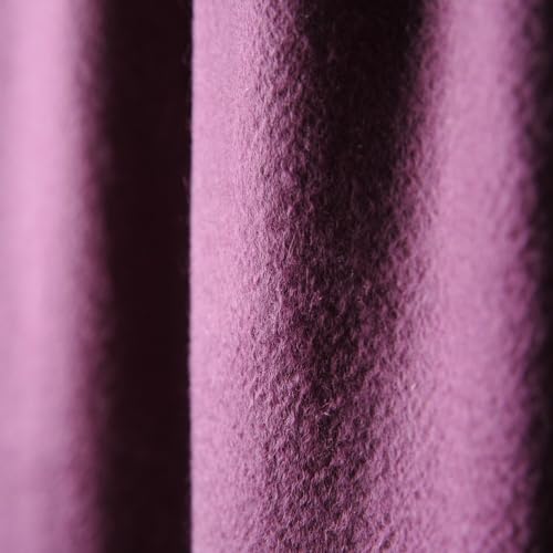 CUDDLE DREAMS Premium Cashmere Throw Blanket with Fringe (Plum) - color: Plum