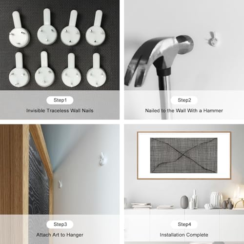 DRACIT Black White Abstract Framed Canvas Wall Art Set-20" x40" - color: Abstract Line Wall Art, size: 40"L x 20"W