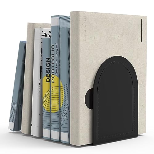 10 Pair Bookends Metal Book Ends Universal Economy Bookends (Black, 10 Pair) - color: Black, size: 10 Pair