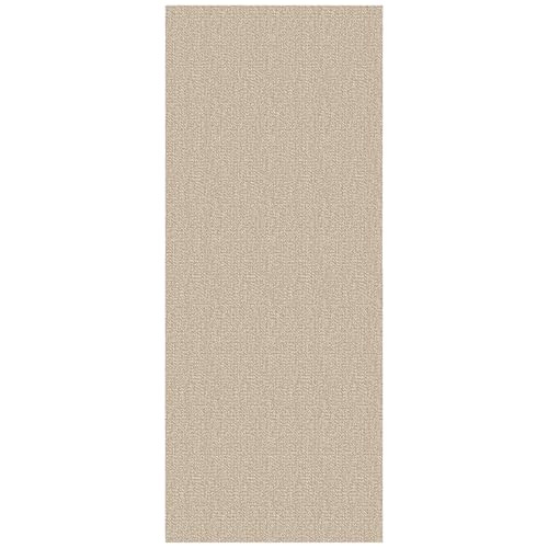 EARTHALL Washable Runner Rug, Non Slip Foyer Runner, 3x8 Ft, Sand/Beige - color: Sand/Beige, size: 3' x 8' (Rectangular)
