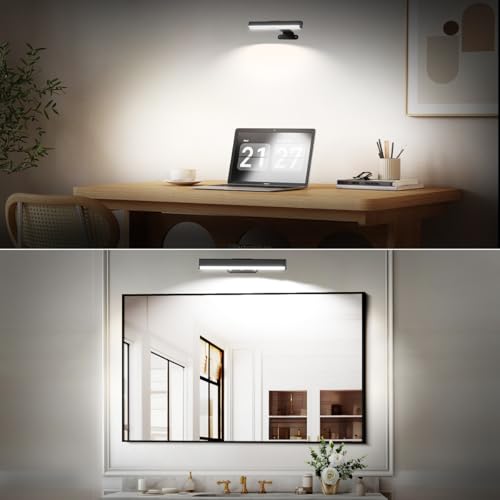 EUIOKUN Wireless Picture Light with Remote,Battery Operated Wall Sconces - size: 4Pack Black