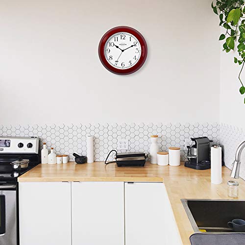 Presentime Chic Home Collection 10" Molly Clock - color: Red