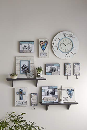 Precious Moments Farmhouse Decor The Joy of The Lord is My Strength Wood/Metal Wall Plaque 189913 - style: 3D Cross Wall Plaque