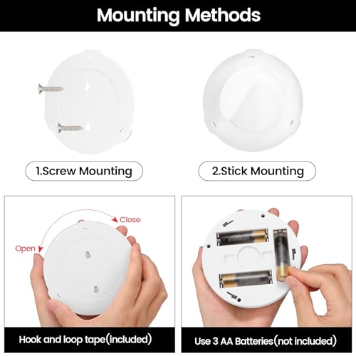 Wireless Spotlight Battery Operated, Picture Light with Remote - color: White