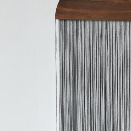 3Pcs Macrame Wall Hanging Handmade Boho Decor Yarn Craftsmanship 10"W*40"L - color: Grey and Brown