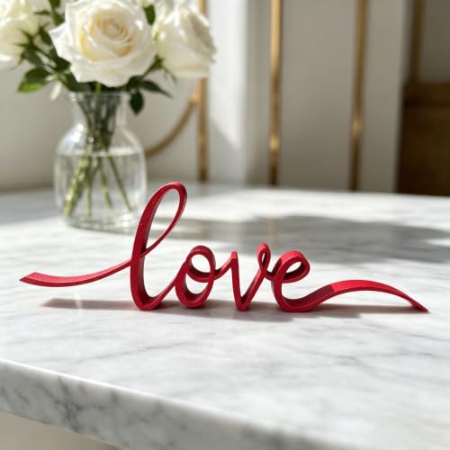 Love Sign Wedding Table Decorations,Valentine's Day Tabletop Party Decor