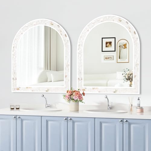 Arched Wall Mirror 30x36 Inch Decorative Bathroom Vanity Mirror - size: 30x36in
