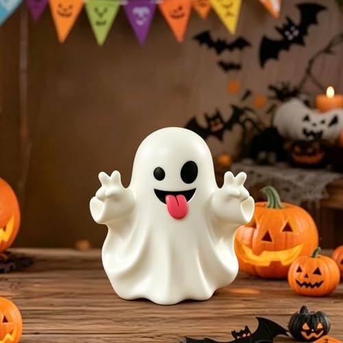 Unique Halloween Figurine Funny Ghost Statue 1 Pcs - color: Styl 17