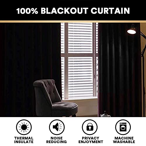 PrinceDeco 100% Blackout Curtains 63 Inch Length for Bedroom Faux Textured Linen Look Window Curtains Sun Heat Blocking Linen Curtains Thermal Insulated Burlap Curtain & Drapes, Set of 2, Ivory - color: Ivory, size: 52"W x 63"L (Pack of 2)