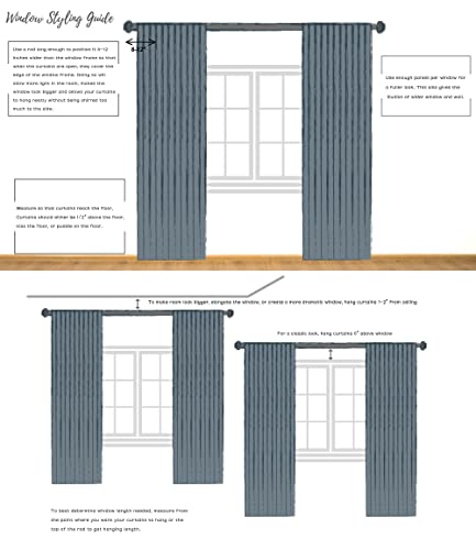 Central Park Ombre Semi Sheer Curtain, Cream White to Indigo, 40" Wx84 Lx2 - color: Indigo Blue, size: 40"W x 84"L (Pack of 2)