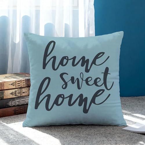 Hexagram Throw Pillow Covers 18x18, Blue Outdoor Pillow Covers Set of 4 - color: Blue, size: 18" x 18" (Pack of 4)