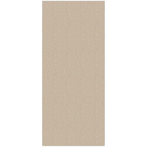 EARTHALL Washable Runner Rug, Non Slip Walkway Runner, 3x7 Ft, Sand/Beige - color: Sand/Beige, size: 3' x 7' (Rectangular)