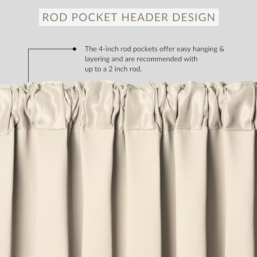 All Seasons Waterfall Window Valance, Ivory - 52" W x 36" L - color: Ivory