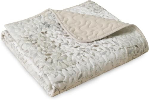 Exclusivo Mezcla 60"x 80" Boho Quilted Throw Blanket, Grey Quilt Throw - color: Bohemian Patchwork Grey, size: 60 x 80 inch