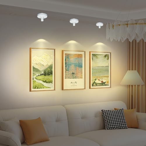 Cordless Spotlight Battery Powered, Plant Accent Lighting with Remote - color: Pure White