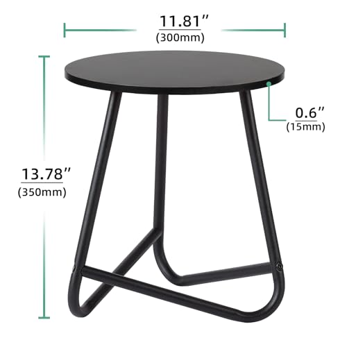 Plant Stand Indoor,Small Plant Table,Metal Display Rack,Black,14In - color: Black, size: 14 In