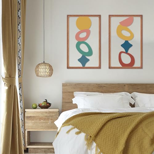 ruelen Abstract Metal Irregular Wall Art Modern 2D Geometric Wall Decor - color: Euclidean