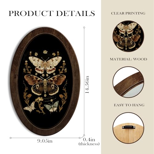 YZSLA Vintage Floral Butterfly Framed Wall Art Decor,Farmhouse Decor - color: Butterfly