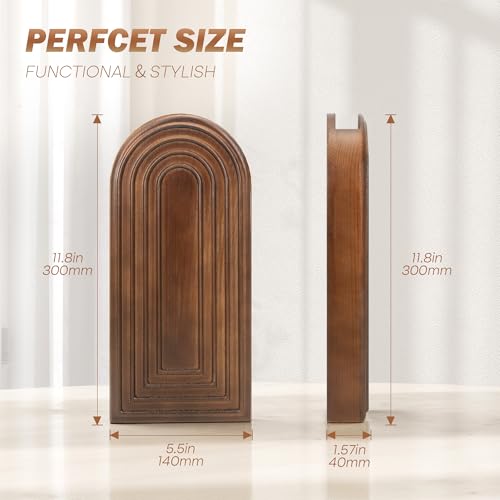 EOSAHR Rustic Wall Vase: Wall Planter for Hallway Decor for Entryway, Brown - color: Brown