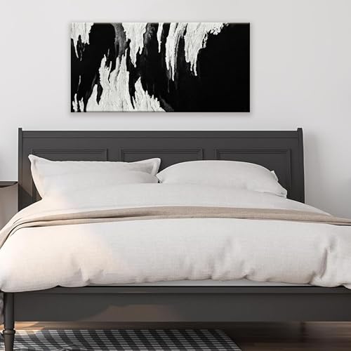 Black And White Abstract Wall Art For iving Room Prints Paintings 20" X 40" - color: QUN-3B, size: 40"L x 20"W
