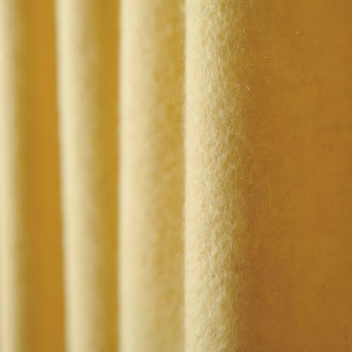 CUDDLE DREAMS Premium Cashmere Throw Blanket with Fringe (Yellow) - color: Yellow
