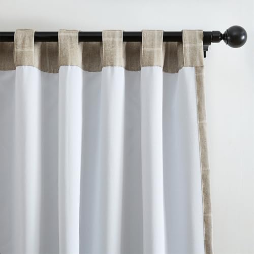 Threadmade Sawyer Window Panel, Taupe - 52" W x 84" L - color: Taupe, size: 52"W x 84"L (Pack of 1)