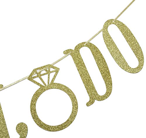 Qttier We Still Do Banner, Gold Glitter - color: Gold