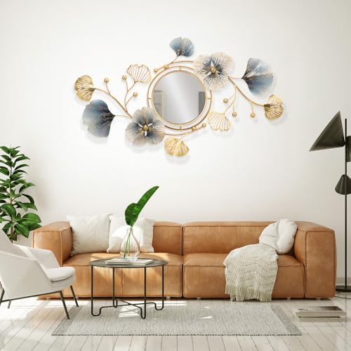 Lucky Monet Wall Art Decor Large Metal Wall Art Modern Geometric Circular Decor Wall Sculptures Wall Hanging Decoration for Living Room Dinning Room Bedroom Entryway Kitchen (Style 3) - color: Style 3