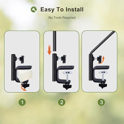 MIXXIDEA Deck Hook Outdoor Hanging Brackets:43 Inches Wall Mounted Hook Plants & Wind Chimes Risk-Free Lanterns Large Wind Chimes Lanterns - size: 43"Deck hook with 1 pack wall-mounted part