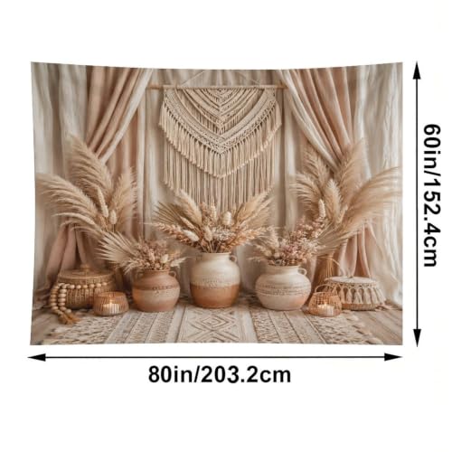 Bgdfhk Geometric Macrame Rug Decorative Wall Tapestry 60"x80", Soft Polyester Lightweight Tapestry Blanket for Bedroom Living Room Dorm Apartment Home Decor - color: Geometric Macrame Rug, size: 80"L x 60"W