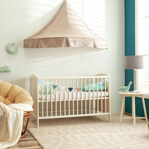 Oudain 2 Pcs Pennant Banner Flags Nursery Garland Triangle, Elegant Color - color: Elegant Color