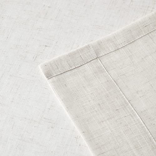 Vision Home Natural Pinch Pleated Sheer Curtains 60Wx95L 2 Panels - color: Natural, size: 60"W x 95"L (Pack of 2)