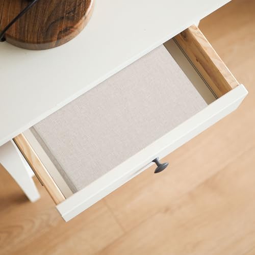 Vienrose Linen Photo Storage Box, 8"x10", Postcard Keeper, Beige - color: Beige, size: 8"x10"