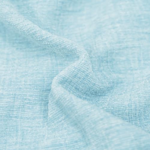 CaliTime Decorative Throw Pillow Covers 16 X 16 Inches Light Blue Grey - color: Light Blue Grey, size: 16" x 16" (Pack of 2)