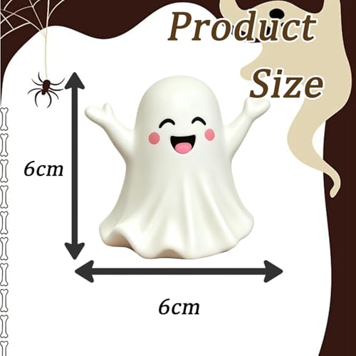 Halloween Ghost Figurine Cute Spooky Statues Unique Spooky Statue - color: Styl 15
