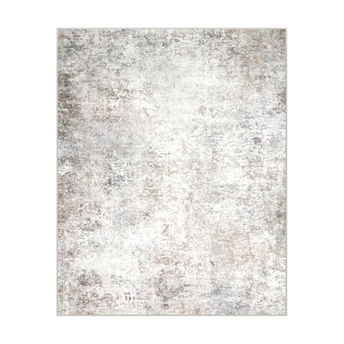 Beige Grey Washable Rugs 3x5 Area Rugs for Living Room,Bedroom,Dining Room - color: Brown-grey-beige-slate, size: 3' x 5' (Rectangular)