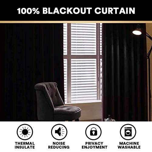 PrinceDeco Linen Blackout Curtains 108 Inch Blackout Curtains 100% Black Out Curtains Linen Look Patio Door Curtains for Sliding Glass Doors Extra Wide Thermal Insulated Drapes,W100 X L108 Inch, Ivory - color: Ivory, size: 100"W x 108"L (Pack of 1)