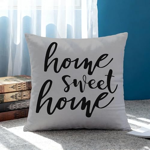 Hexagram Throw Pillow Covers 18x18, Gray Outdoor Pillow Covers Set of 4 - color: Grey, size: 18" x 18" (Pack of 4)