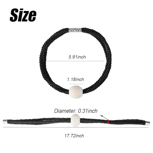 BEL AVENIR Magnetic Curtain Tiebacks, Boho Farmhouse Curtain Tie Backs - color: Black